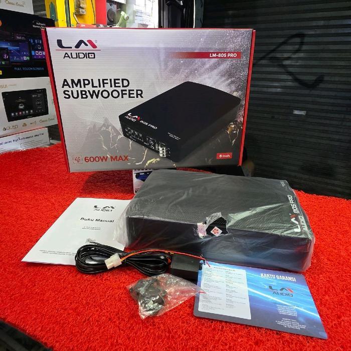 Ready Subwoofer Kolong Aktif LM AUDIO LM-80S PRO Subwoofer Kolong LM AUDIO 8 in