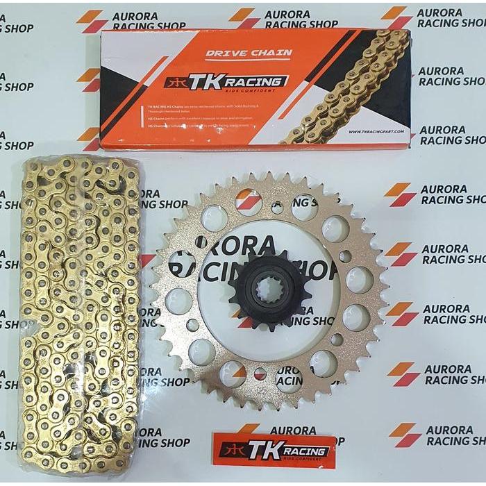 Gear Set Tk Honda Cbr 250 Rr & Rantai Tk 520 Hs Gold