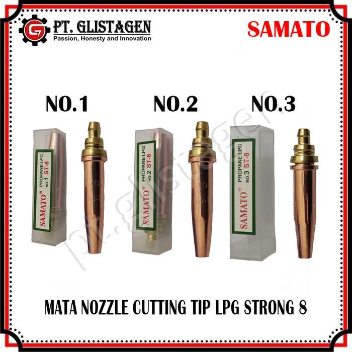 [] Mata Nozzle Cutting Tip LPG Blender Potong Strong 8 Samato