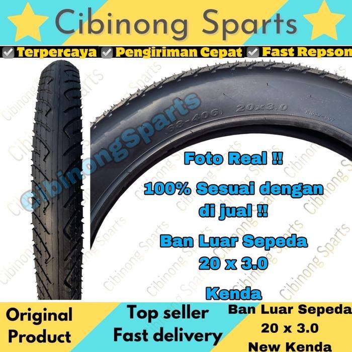 Ban Luar Sepeda Bmx 20 X 3.0 / 20 X 3.00 Kenda Ban Besar Ban Jumbo New Original