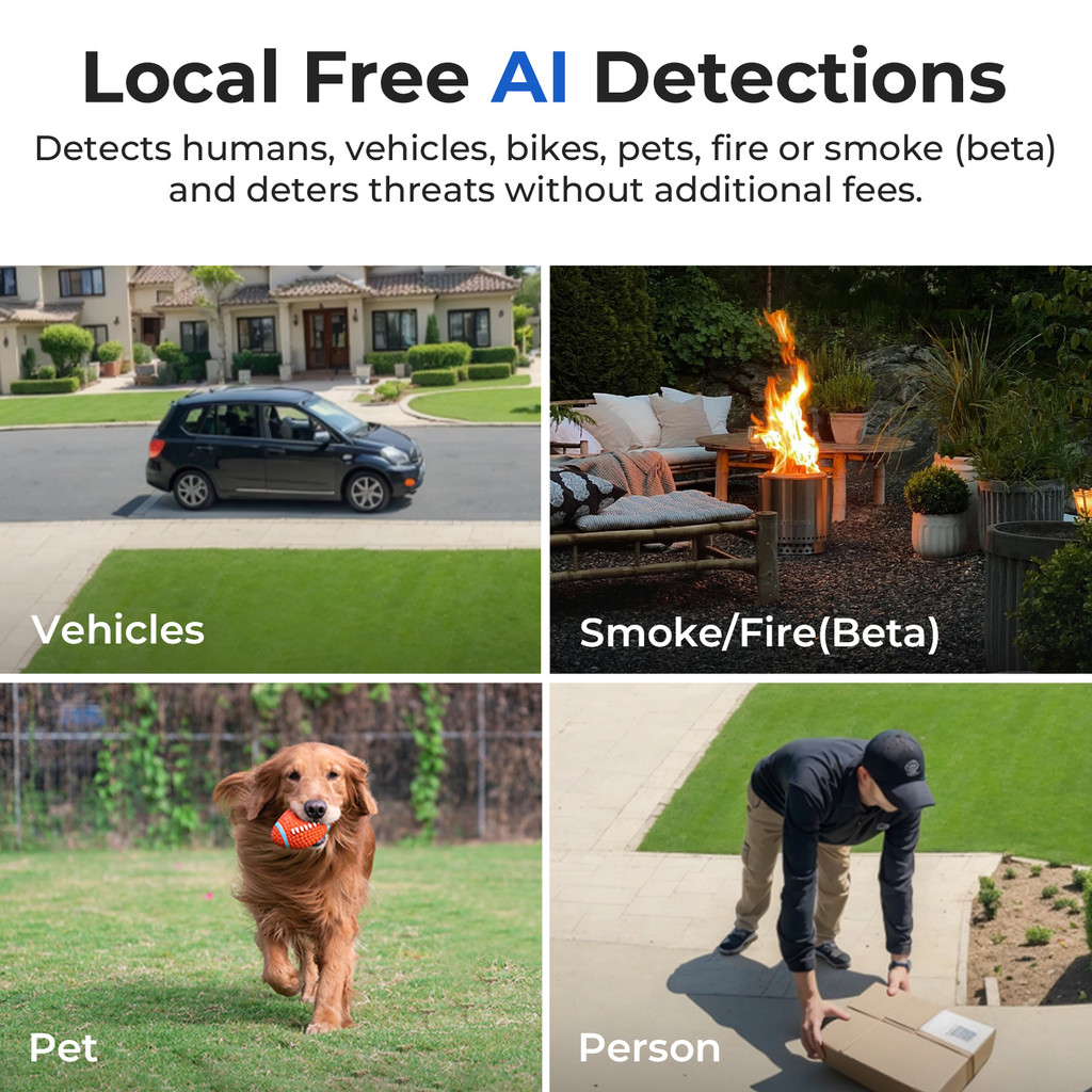 IMILAB EC6 Pro 8MP Outdoor Security WiFi Camera 2.4G/5G AI Detection Auto-Tracking CCTV 24/7