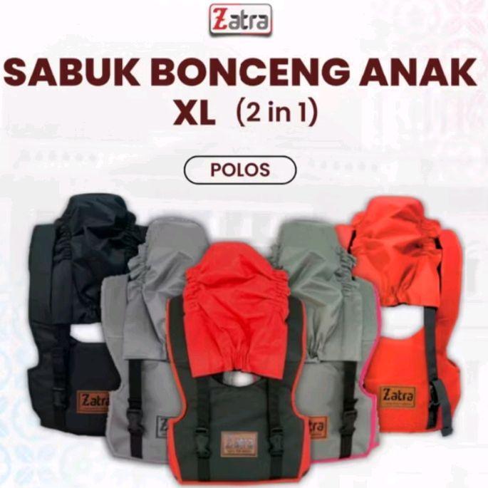 BEST SELLER SABUK BONCENG ANAK USIA 4-12 TAHUN ZATRA XL 2 IN 1 GENDONGAN PENGAMAN BONCENGAN MOTOR