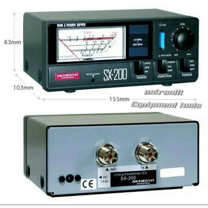Promo Swr Diamond Sx 200 Hf Vhf