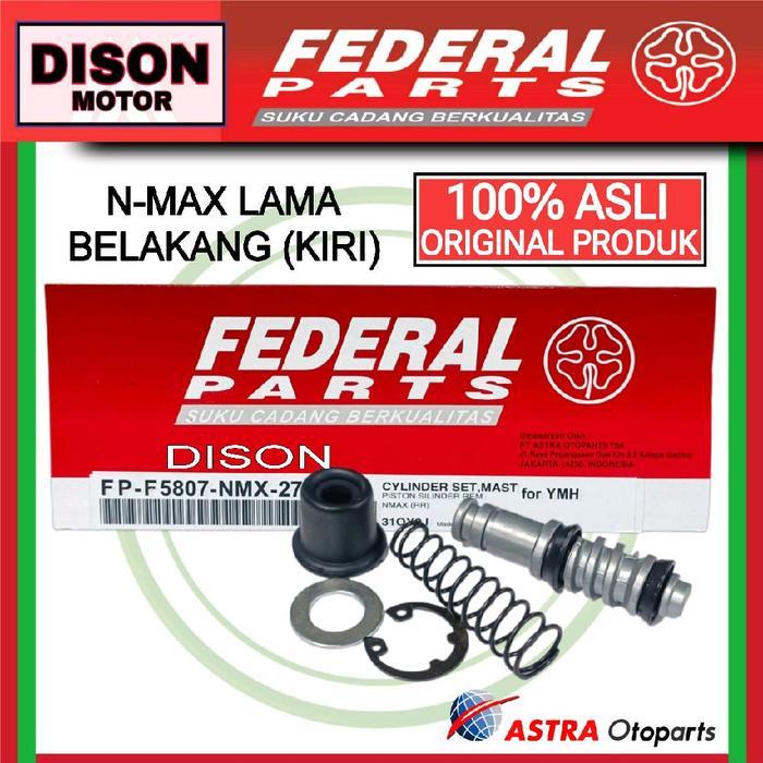 SEAL SIL MASTER REM BELAKANG KIRI RR NMAX LAMA OLD 2DP ORIGINAL KARET SEAL MASTER FEDERAL MOTORCYCLE