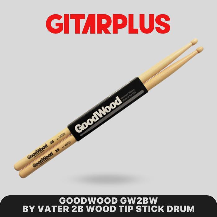 GOODWOOD GW2BW by Vater 2B Wood Tip Stick Drum