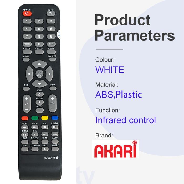 N3W REMOTE AKARI SMART TV ANDROID SMART CONNECT AKARI RC9918AS AT-5432S AT Lcd