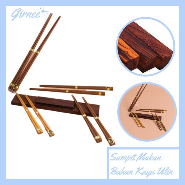 Sumpit Serbaguna Bahan Kayu Panjang/Sumpit Ulin/Sumpit Makan/Sumpit Panjang Masak/Sumpit