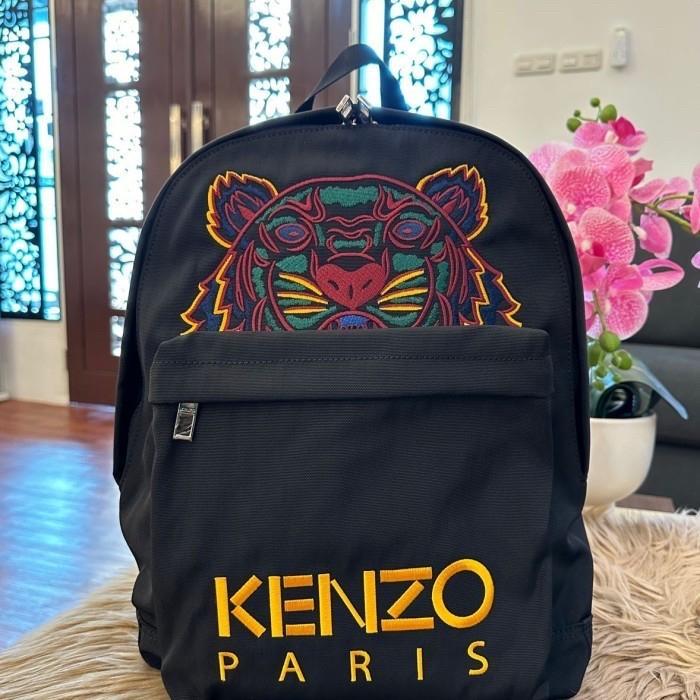 Tas Backpack Pria Wanita Kenzo Tiger Original New /Embroidered Backpack Kanvas Bagpack/ Tas Ransel