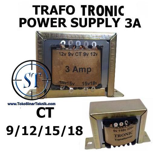 Trafo Tronic 3A seri 11A CT-18V
