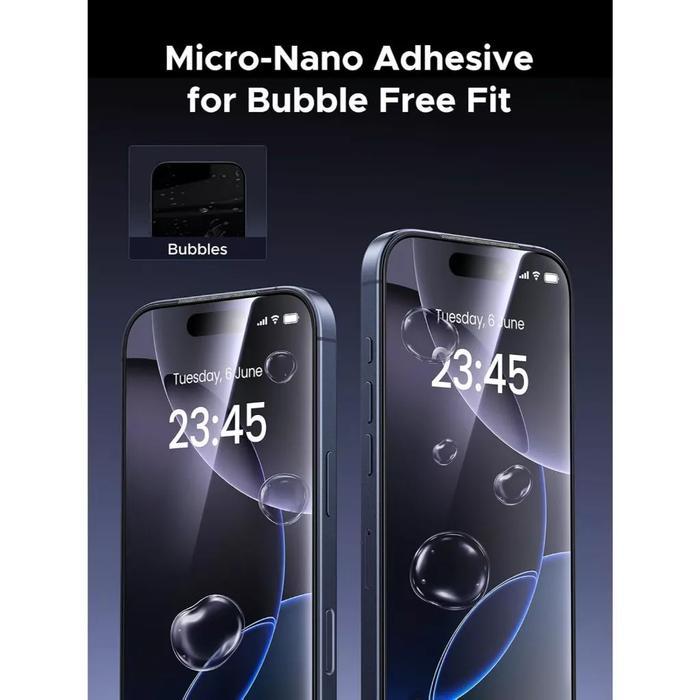 Ugreen Tempered Glass Anti Reflective Clear Anti Spy Privacy for iPhone 17 Pro 17 ProMax