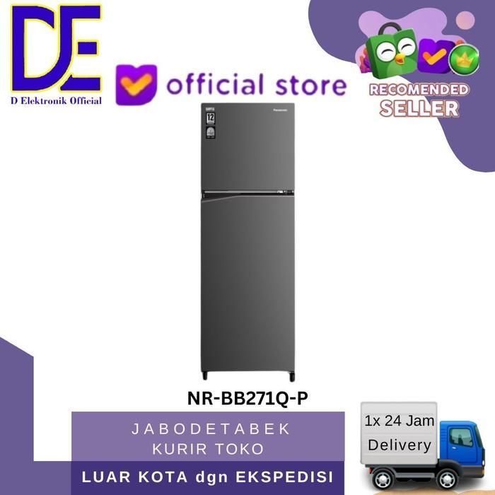 Panasonic Kulkas 2 Pintu Small NR-BB271Q-P 266 L