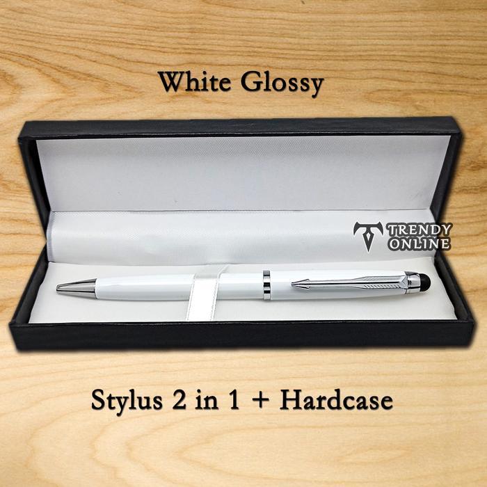 Pulpen Stylus 2in1, Pen 2 in 1 Model Parker Sonet dan Kotak Exclusif