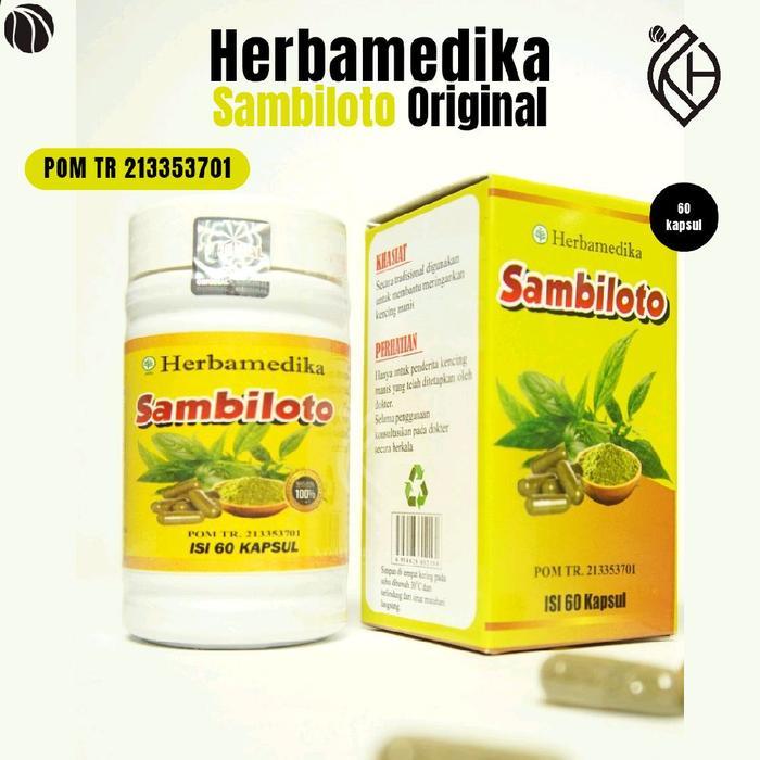 HERBAL KAPSUL SAMBILOTO HERBAMEDIKA BPOM