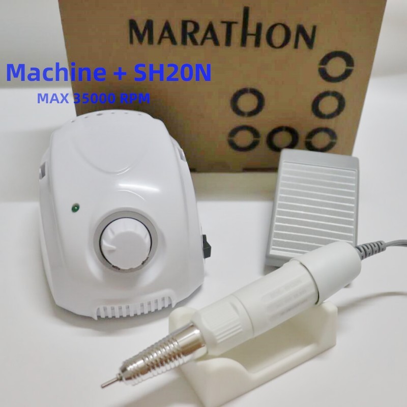 Strong 210 Manicure Machine Champion 65W Micromotor 35000RPM H20N Handpiece Electric Nail Drills