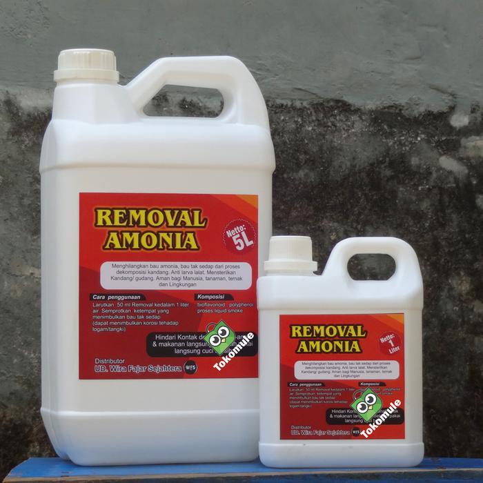 Removal Amonia penghilang bau kotoran hewan ayam broiler anjing kucing