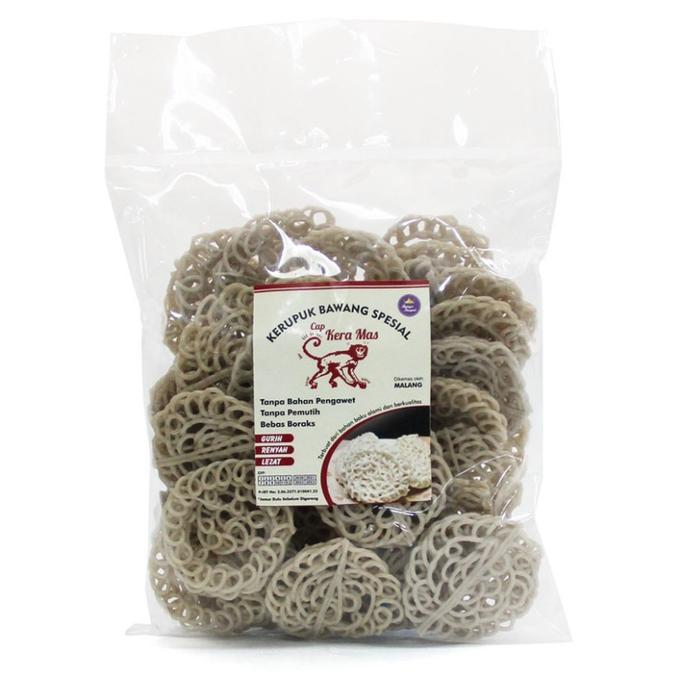 Kerupuk Bawang Special Kera Mas 400gr Krupuk Mentah