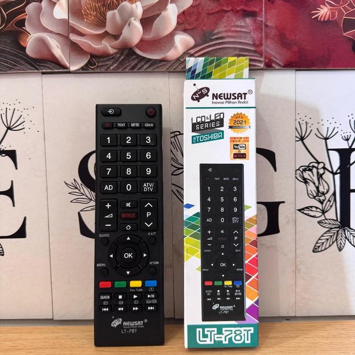 ORIGINAL REMOTE TV TOSHIBA REMOT TV LED TOSHIBA REMOTE TV LCD TOSHIBA NEWSAT LT-78T