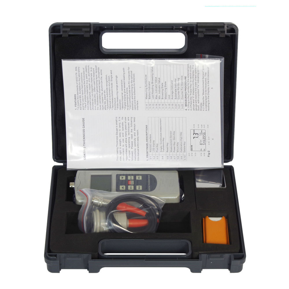 PROMO   AC-112H New Portable Digital Coating Thickness Gauge 0-12mm 0.01mm / 0.1mm  Paint Thickness 