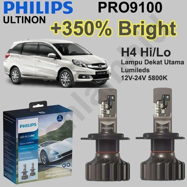 Lampu Mobil LED Mobilio H4 Philips ULTINON PRO9000 5800K