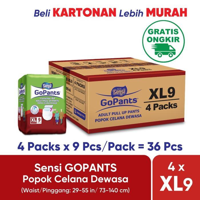 Ready SENSI GOPANTS KARTON XL9x4