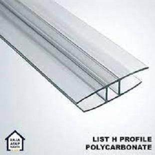 SAMBUNGAN PROFIL H / SAMBUNGAN SOLARFLAT / SAMBUNGAN POLIKARBONAT Gratis Ongkir