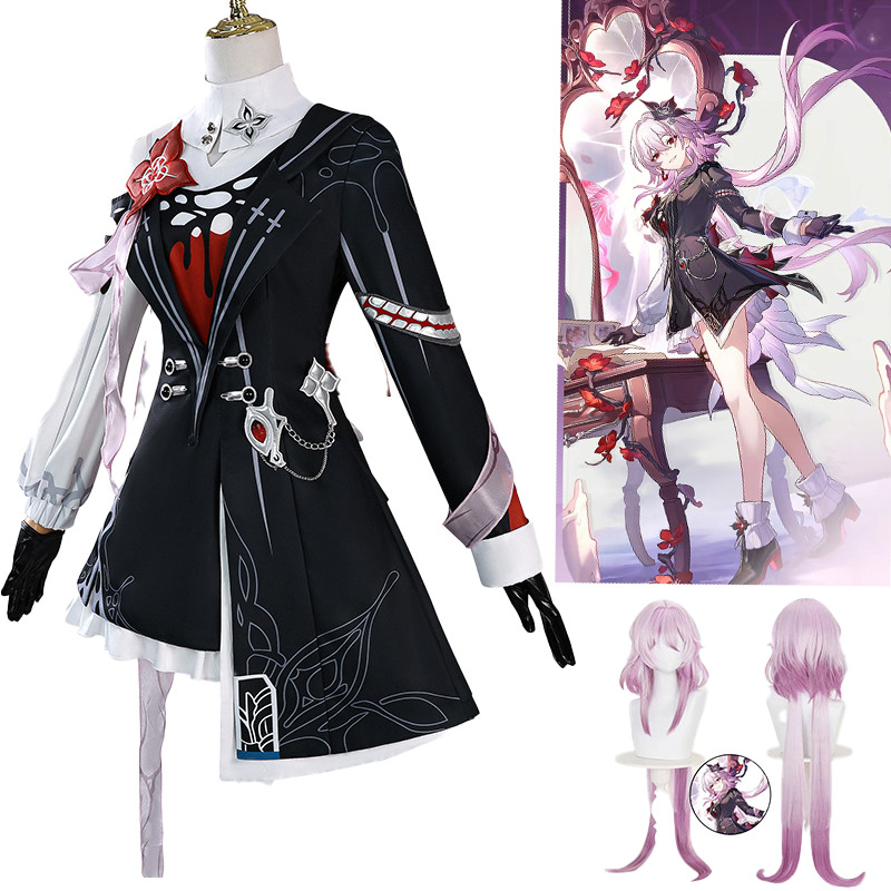 Evernight Cosplay Game HonkaiStar Rail Costume Wig Anime Carnival Halloween Comic Animation Party