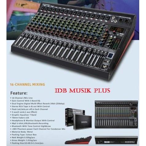 Mixer 16 Ch Hardwell Mark16 Mark 16 Original