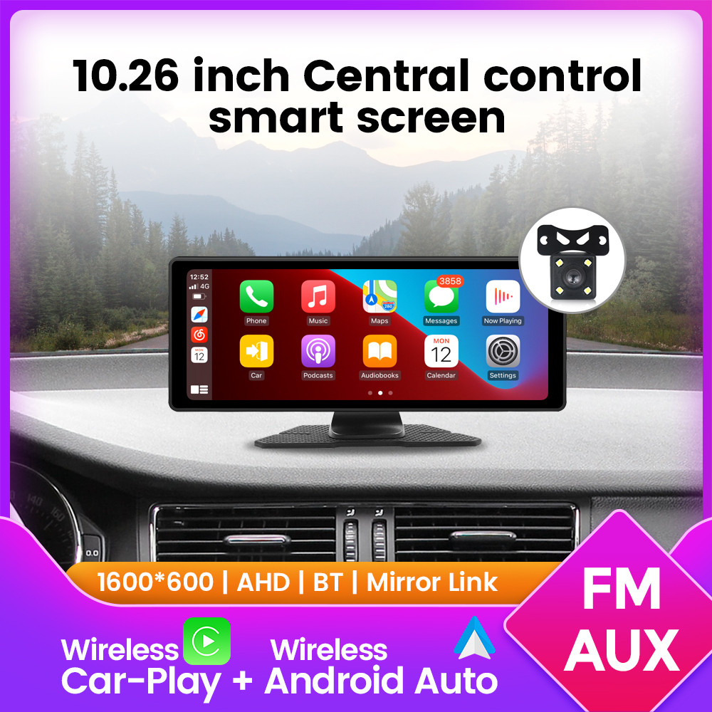 MEKEDE Wireless Carplay Android Auto MP5 Player Universal Car Radio Multimedia WIFI Video Recorder