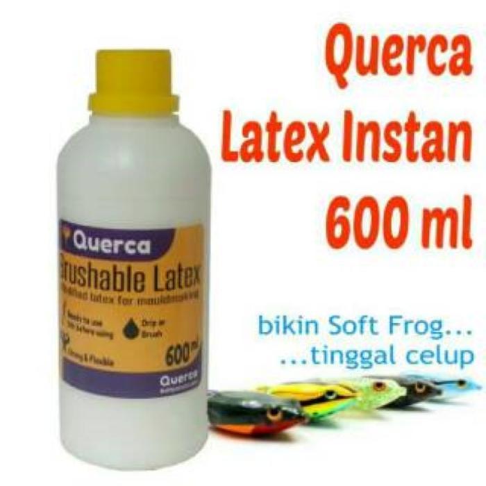 Querca Latex Instan. Latex Cair 600 Ml. Soft Frog Tinggal Celup