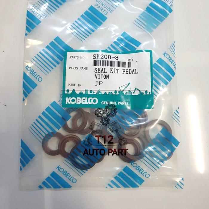 Sealkit Pedal Kaki Sk200-8 Sk 200-8 Kobelco Seal Kit Foot Valve Viton