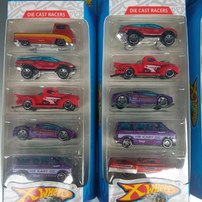 PROMO HOT WHEELL X WHEELS MODEL TERBARU 1 SET SET ISI 5 PCS HADIAH COWOK MAINAN