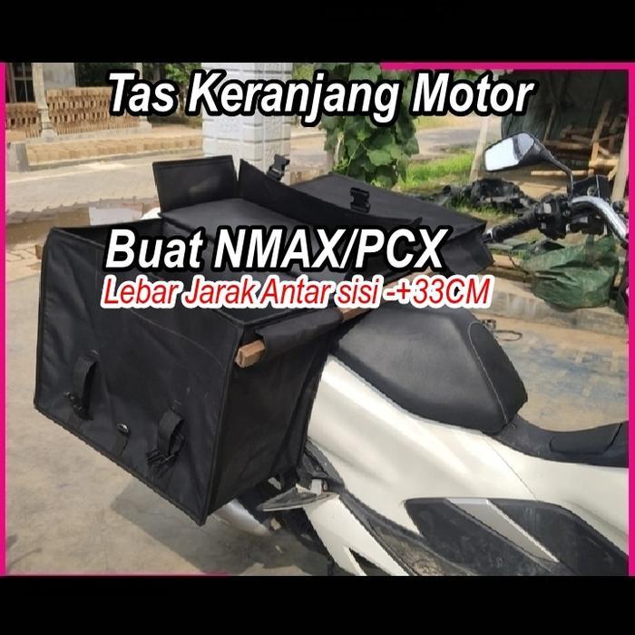 Tas Obrok Motor Nmax Pcx Tahan Air Tas Keranjang Motor Tas Bronjong Tas Kurir Motor