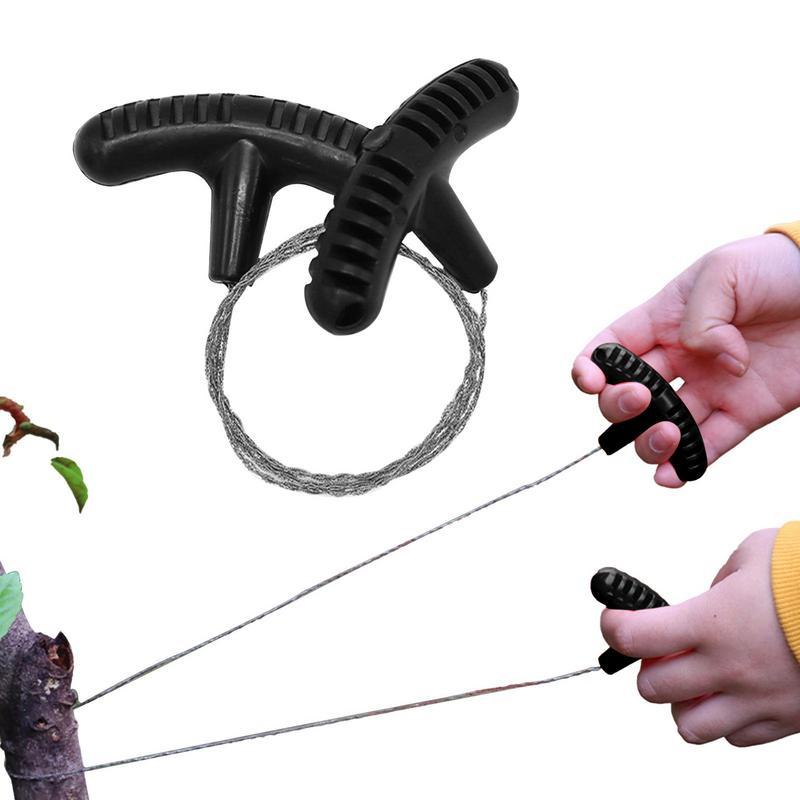 Survival Wire Saw Outdoor Camping Wire Saw Hand Pocket String Rope Saw PVC Pipe Cutting Tool For