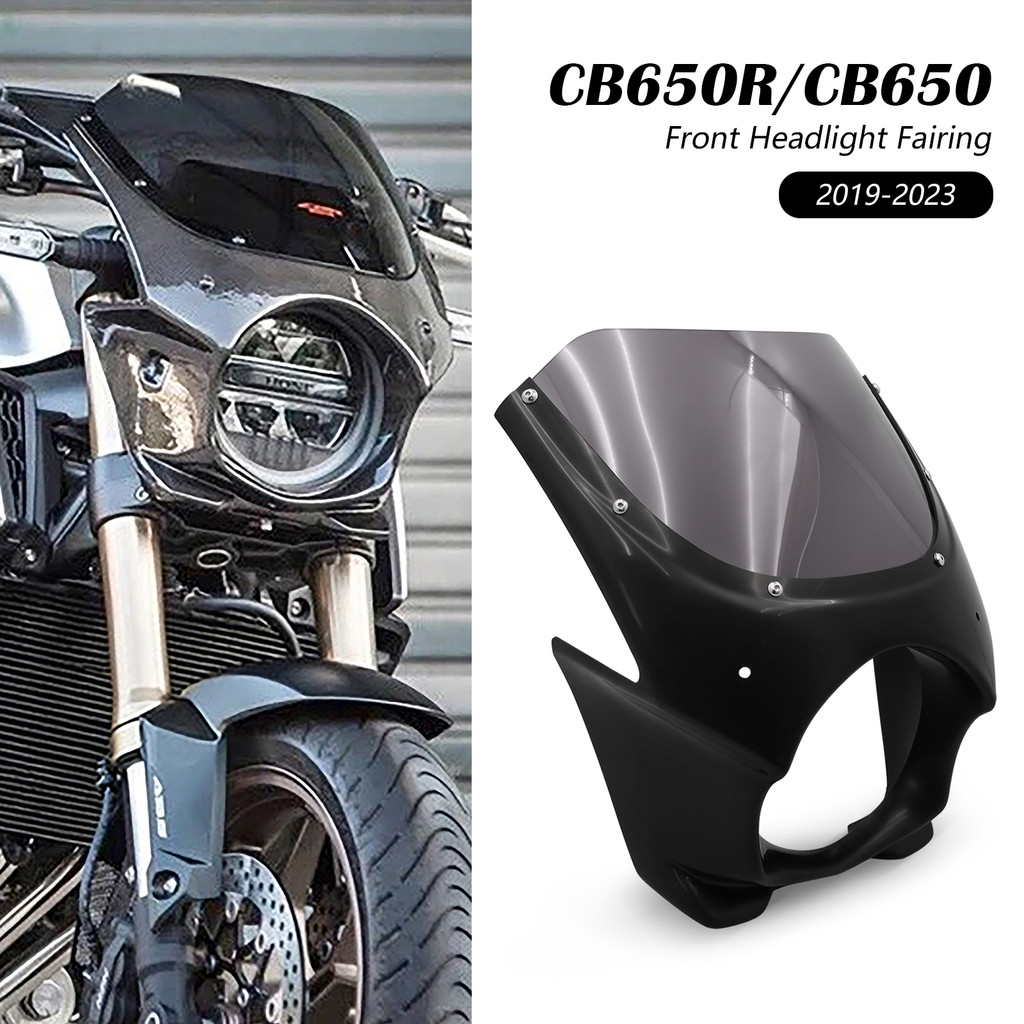For HONDA CB650R CB650 2019-2023 CB650 R Motorcycle Accessories Headlight Fairing Front Head