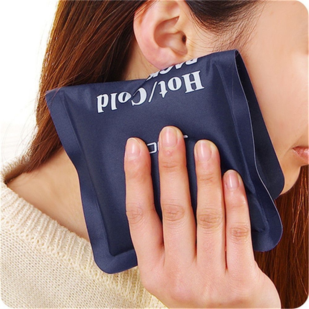 Reusable Pain Relief Injury Care Ice Pack Heat Pads Cooler Bag Hot/Cold Packs