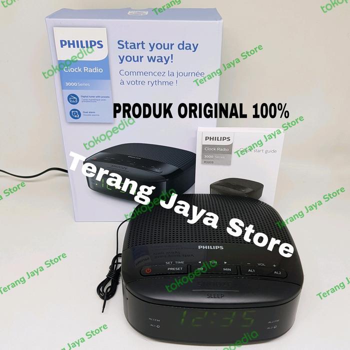 Radio Philips Tar3205 Jam Radio Digital Philips Tar3205 Radio Clock