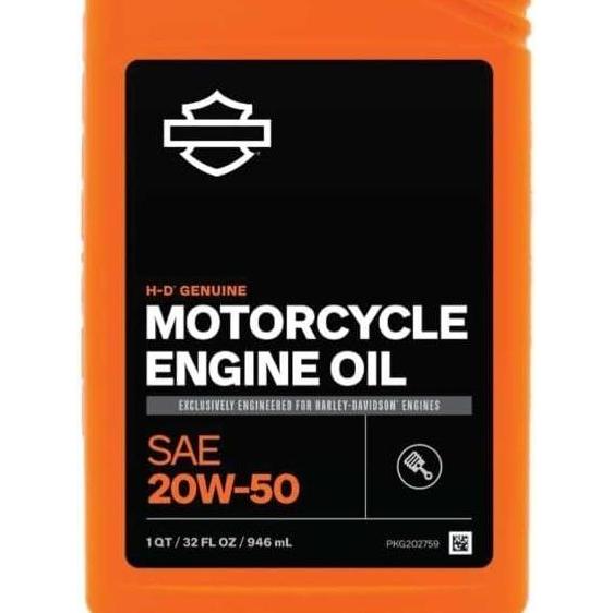 OLI HARLEY DAVIDSON GENUINE SAE 20W50 (1 QUART)