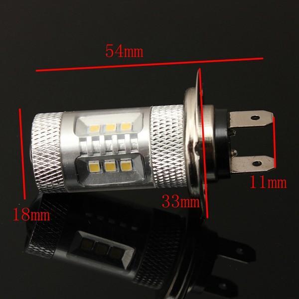 H7 15W Led Headlight Bulb Fog Lamp Daytime Running Driving Light