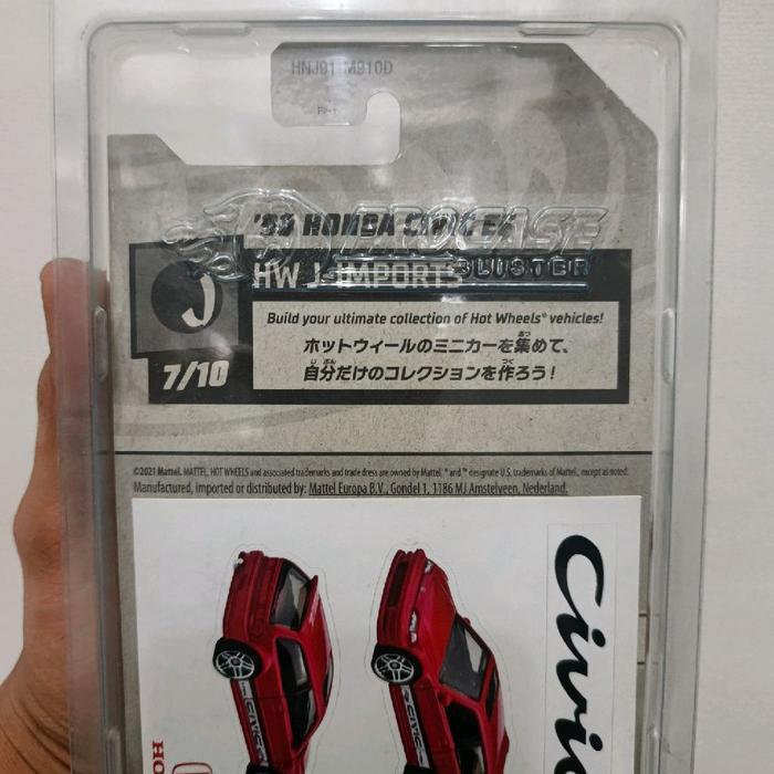 HOTWHEELS HONDA CIVIC EF MAINAN MOBIL KOLEKSI