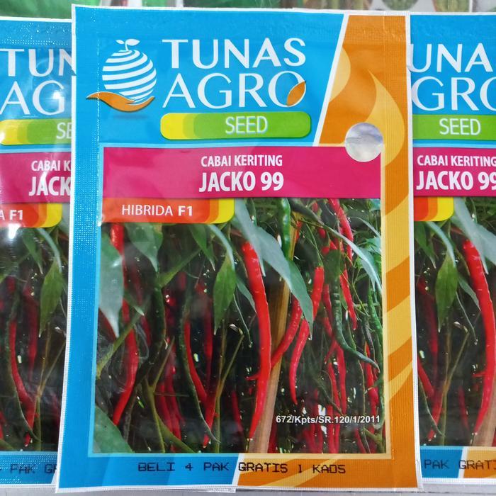 JACKO F1 10 Gram Benih Cabe Keriting Tunas Agro