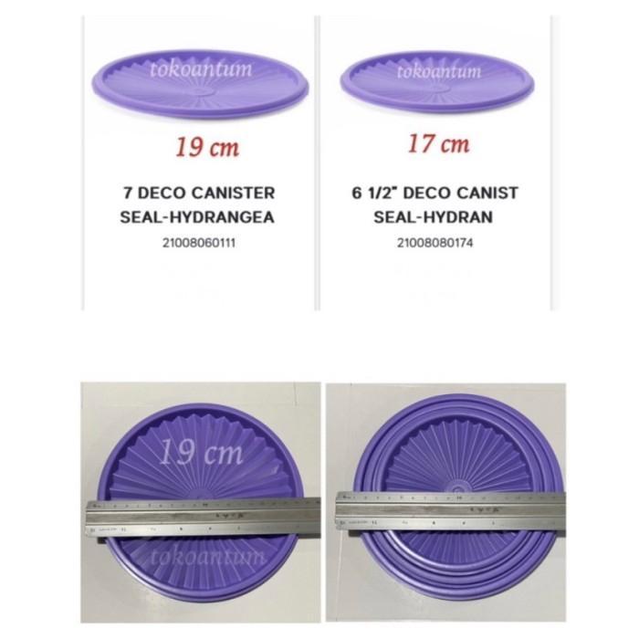 TUTUP TOPLES TUPPERWARE DECO CANISTER