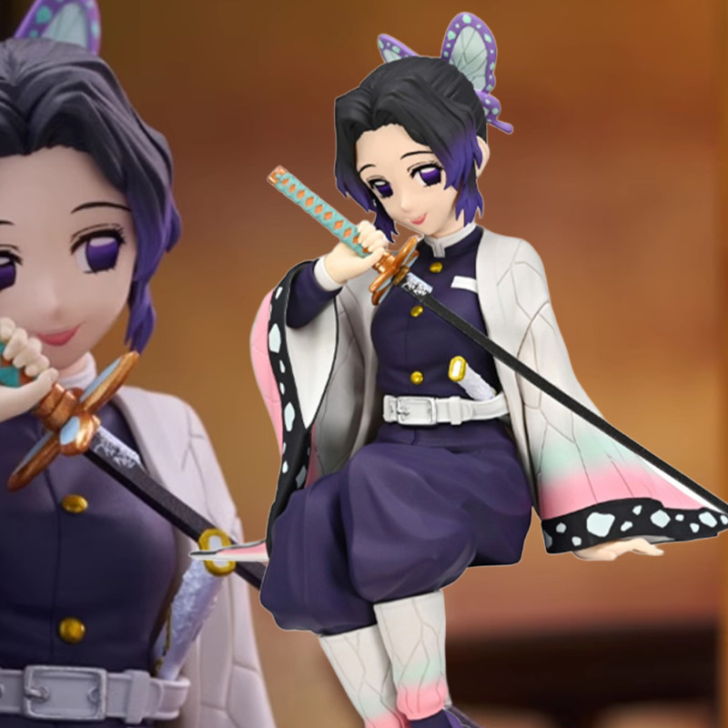 Genuine Furyu Demon Slayer: Kimetsu No Yaiba Noodle Stopper Shinobu Kocho Original Anime Figure