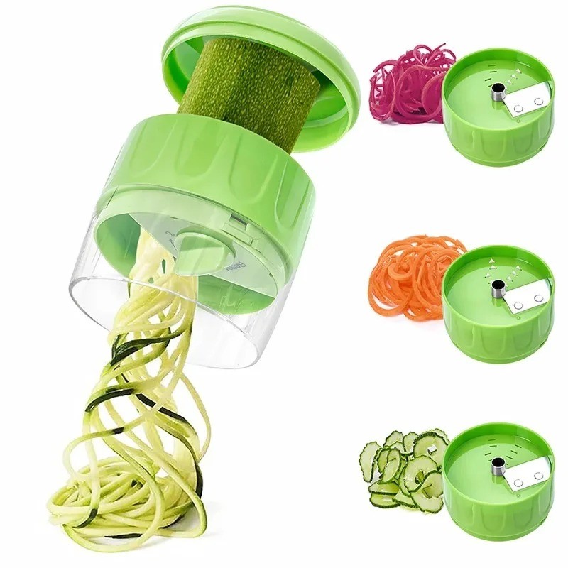 Adjustable Spiral Vegetable Slicer Multifunctional Vegetable and Fruit Zucchini Vegetable Slicer