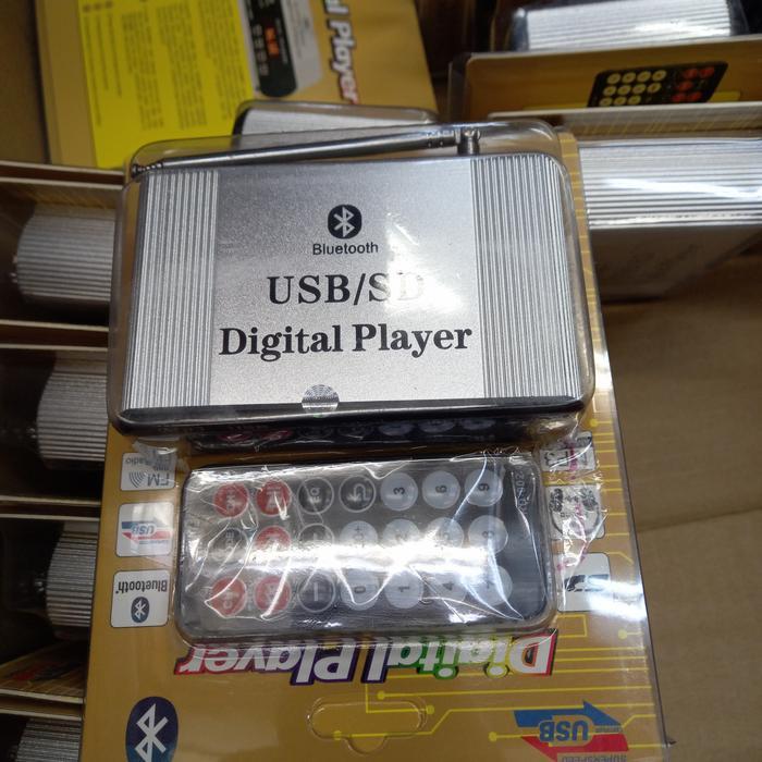 DIGITAL PLAYER BLUETOOTH/MP3 USB SD FM RADIO MP3 PLAYER BT MOBIL RUMAH