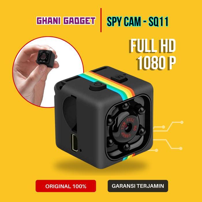 Kamera Mini Pengawas Pengintai Kecil Tersembunyi CCTV Outdoor FHD 1080P dengan Slot Kartu Memori