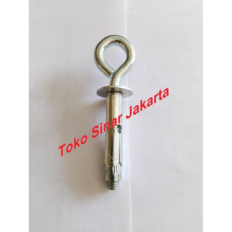 v Dynabolt Gantung Gantungan Dynabolt Kait Hook Tertutup 8 mm x 45 mm