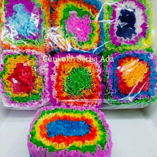 Kertas Krep Jahit Warna Warni / Kertas Krep Kerut Jahit Warna Warni