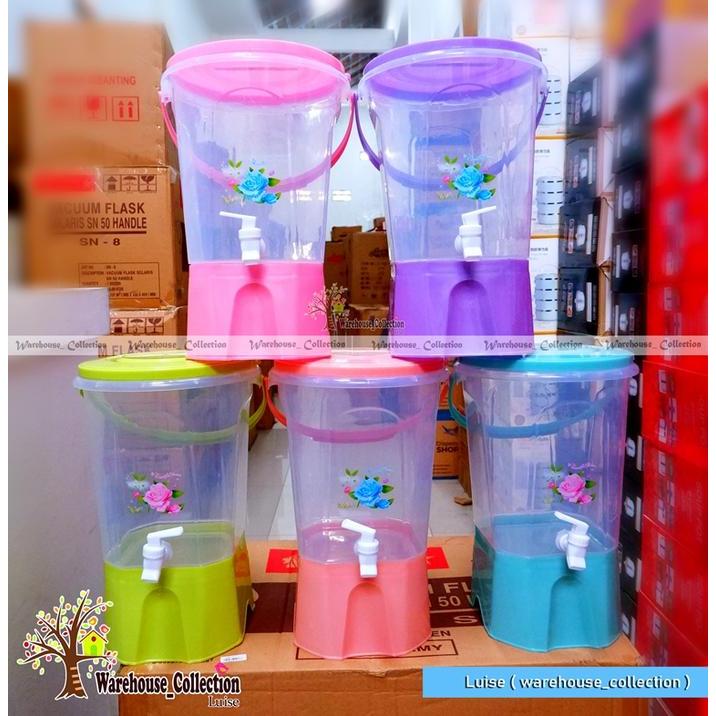 Drink Jar / Tempat Air Dengan Keran / Tong Kran / Tempat Air Minum Kran Plastik / Dispenser Air