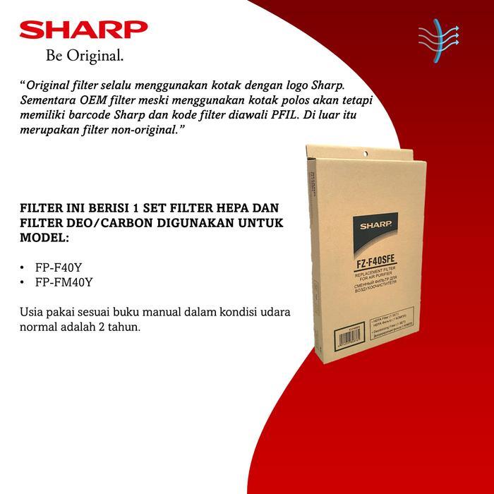Filter Sharp Air Purifier FZ-F40SFE