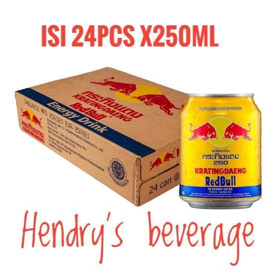 Redbull gold energy drink 1karton isi 24pcs red bull kratingdaeng redbull minuman energi